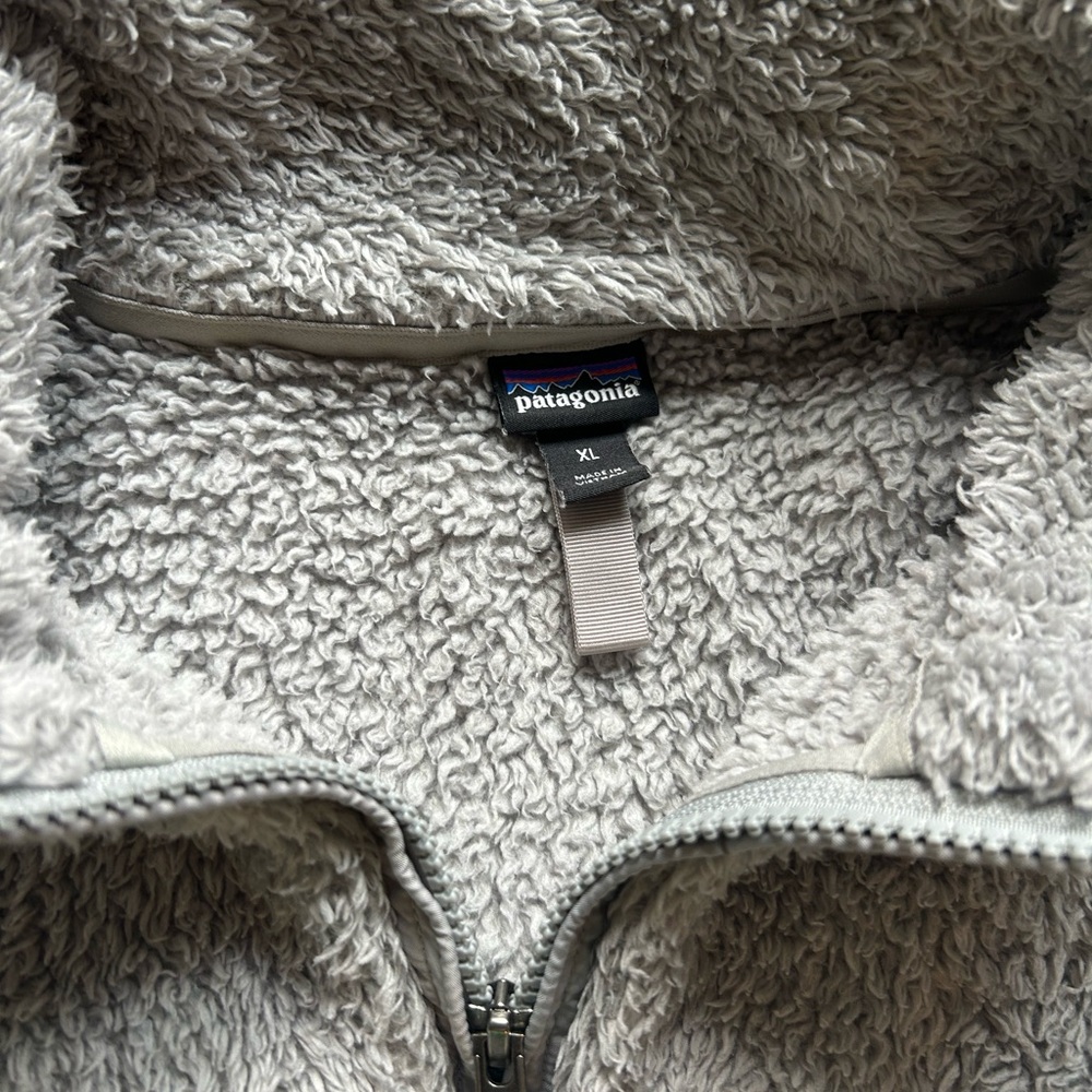 Patagonia Women’s Los Gatos 1/4 Zip Fleece Pullover Size XL Salt Gray - Picture 5 of 6
